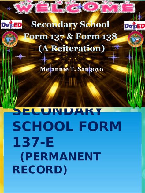 form 137 and form 138 difference|2017 Secondary .
